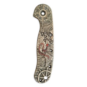 Treasure Map - ESEE Avispa Knife Scale