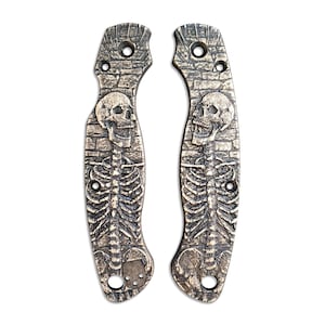 Skeleton - Spyderco Military 2 Knife Scales