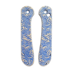Japan Wave - CIVIVI Elementum Button Lock Knife Scales