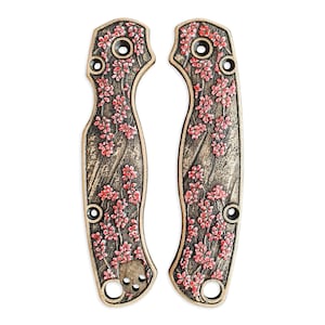 Sakura - Spyderco Para Military 2 Knife Scales