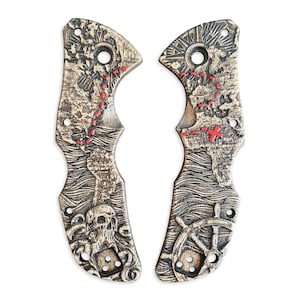 Treasure Map - Cold Steel Mini Recon-1 Knife Scales