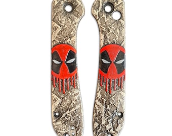 Deadpool - Básculas para cuchillos con bloqueo de botones CIVIVI Elementum