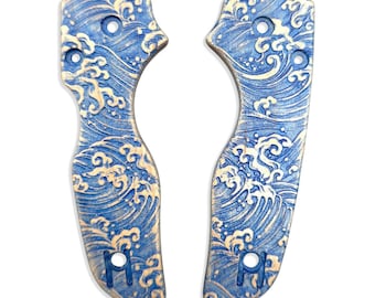 Japan Wave - Báscula de compresión para cuchillos Spyderco Lil' Native