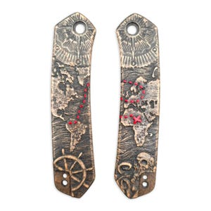 Treasure Map - CIVIVI Vision FG Knife Scales