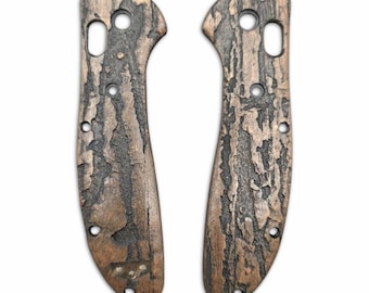 Roughness Bronze - Benchmade Griptilian Custom CU551, G10 550-1, G10 551-1 Knife Scales