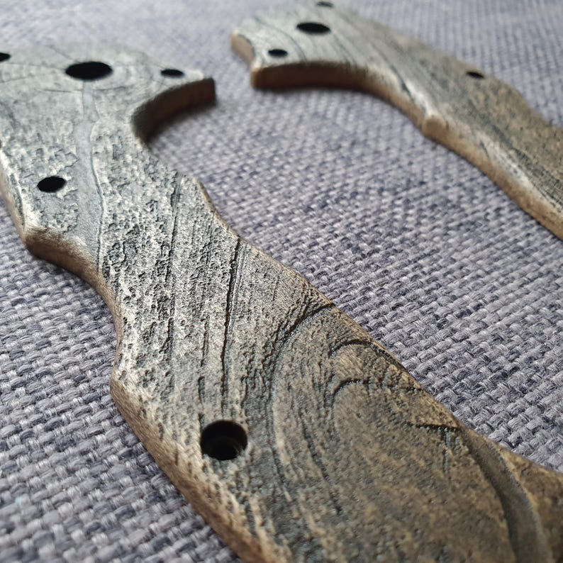 Wood Bark (3169) - Cold Steel 4-Max Scout Knife Scales