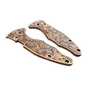 Sakura - Spyderco Yojimbo 2 Knife Scales