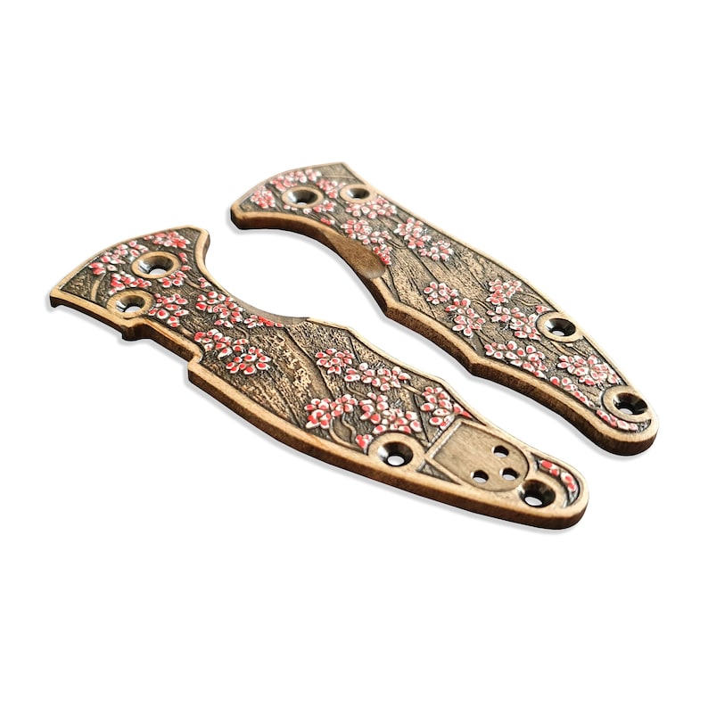 Sakura - Spyderco Yojimbo 2 Knife Scales
