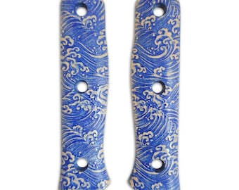 Japan Wave - Escamas para cuchillos Fällkniven S1X, S1XB