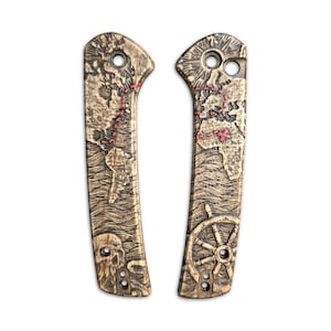 Treasure Map - CIVIVI Conspirator Knife Scales