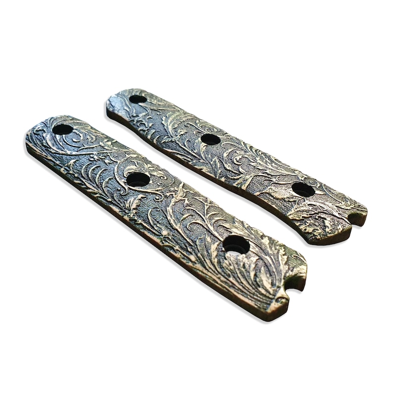 Wild Thickets Green - Fällkniven F1X Knife Scales