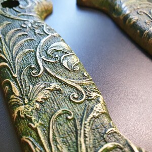 Wild Thickets Green - Ka-Bar Becker Full-Size BK2, BK7, BK9, BK22 and other Knife Scales