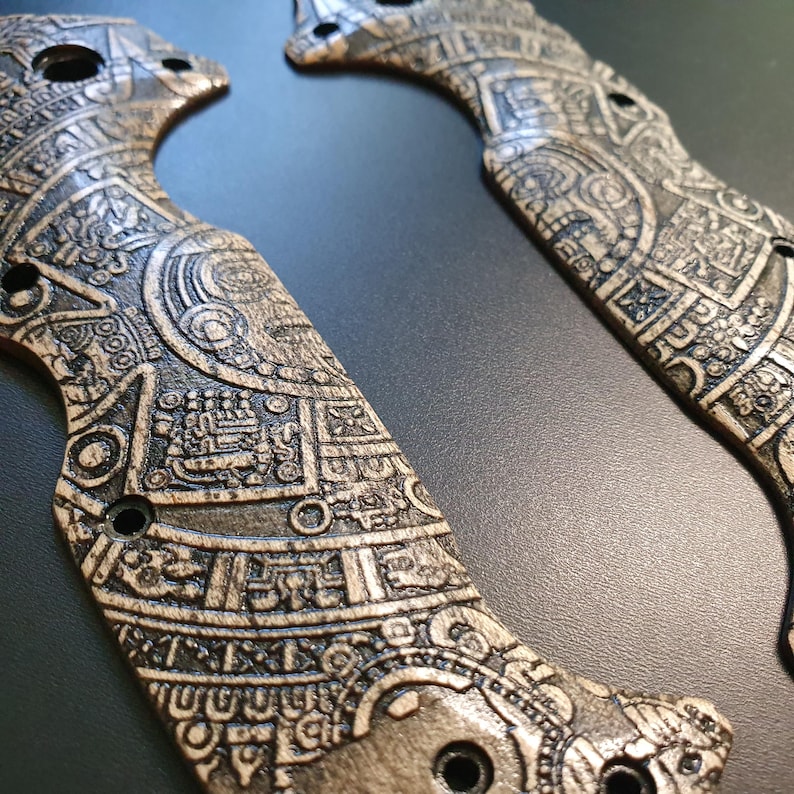 Aztec - Cold Steel AD-10 Knife Scales