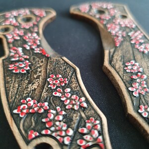 Sakura - Spyderco Yojimbo 2 Knife Scales
