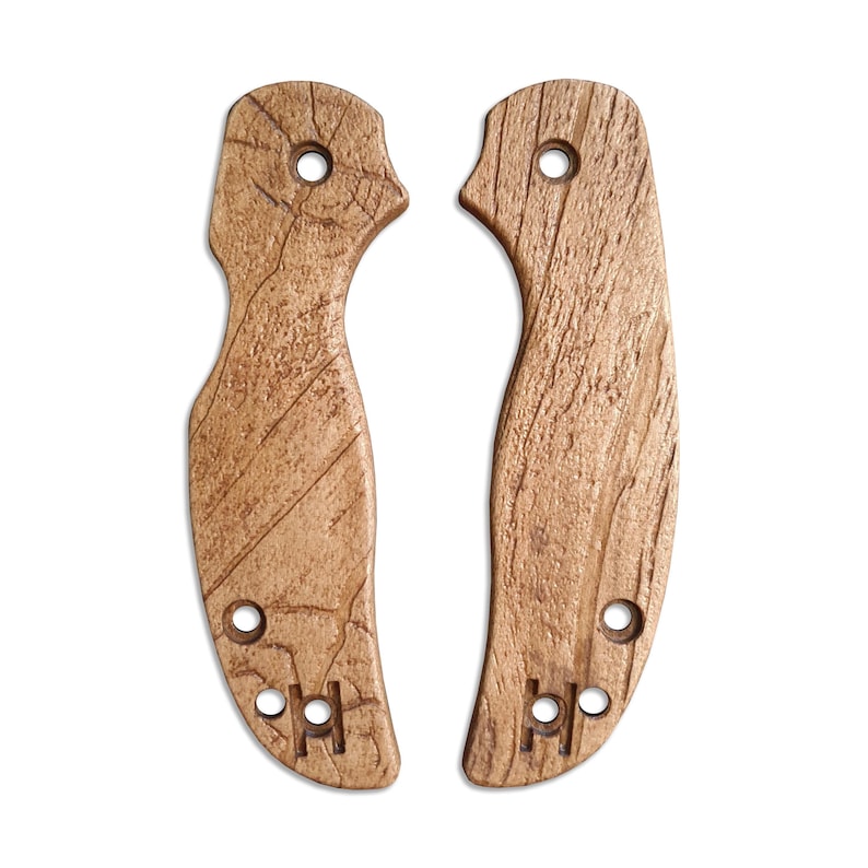 Wood Bark (3166) - Spyderco Sage 5 Knife Scales