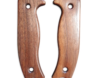 Básculas para cuchillos ESEE modelo 5 y modelo 6 de nogal tradicional