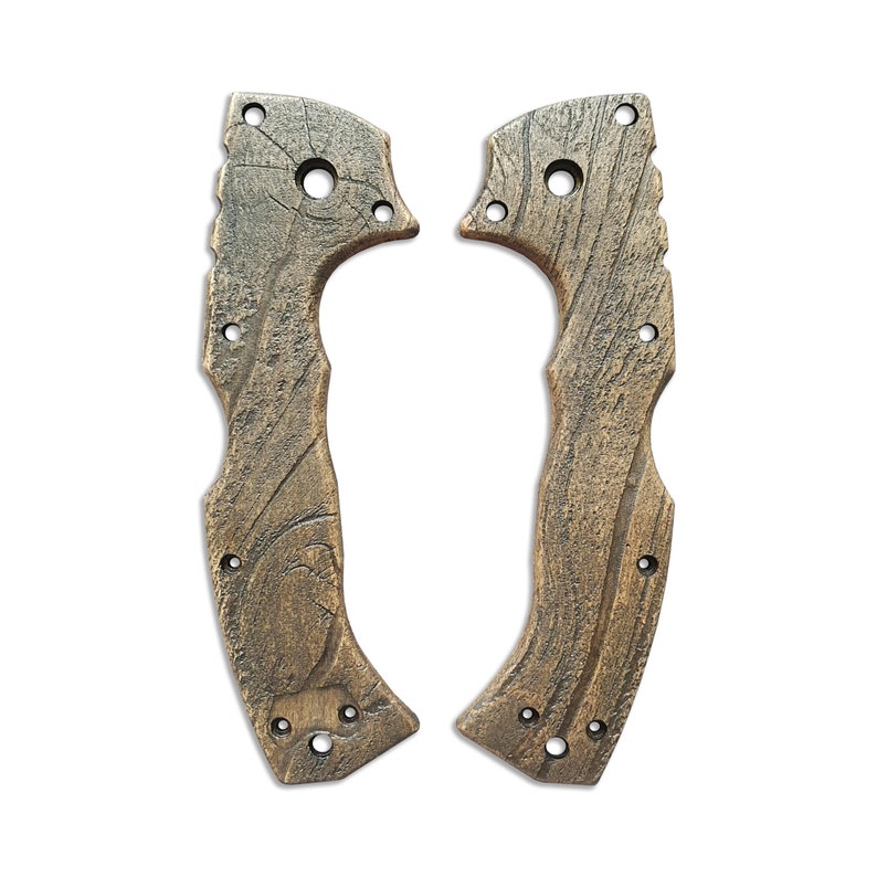 Wood Bark (3169) - Cold Steel 4-Max Scout Knife Scales