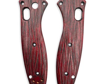 Fibras Dark Blood - Benchmade Mini Barrage 585 Scales