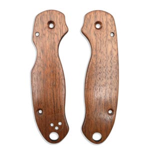 Traditional Walnut - Spyderco Para 3 Knife Scales