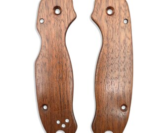 Traditional Walnut - Spyderco Para 3 Knife Scales