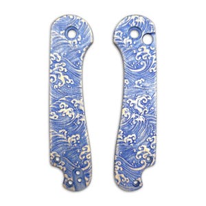 Japan Wave - CIVIVI Elementum Button Lock 2 Knife Scales