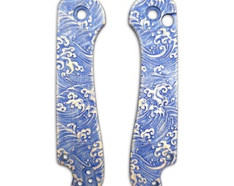 Japan Wave - CIVIVI Elementum Button Lock 2 Escamas para Cuchillos