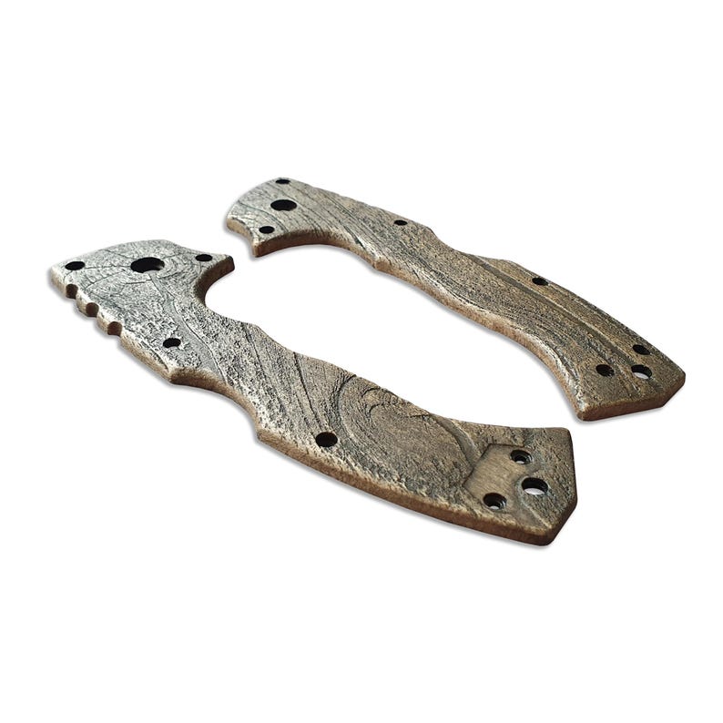 Wood Bark (3169) - Cold Steel 4-Max Scout Knife Scales