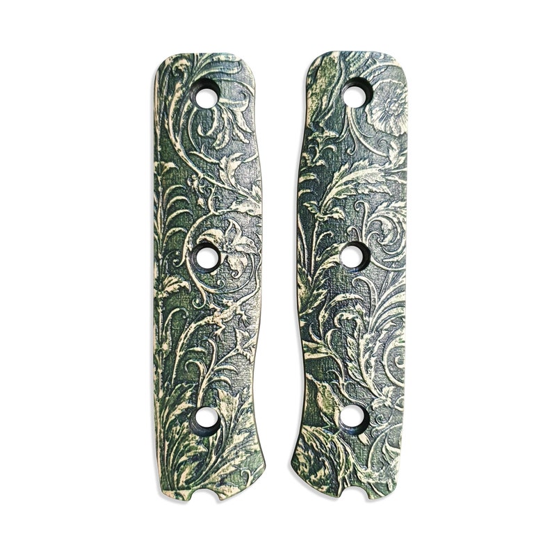 Wild Thickets Green - Fällkniven F1X Knife Scales