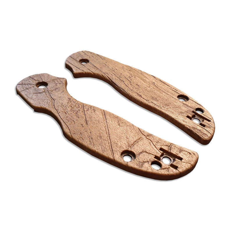 Wood Bark (3166) - Spyderco Sage 5 Knife Scales