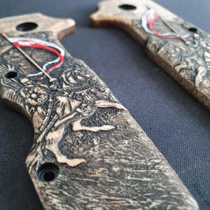 Polish Husria - Cold Steel SR1 Lite Knife Scales