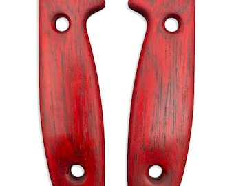 Padauk tradicional - Escamas de cuchillo ESEE Modelo 3, Modelo 4