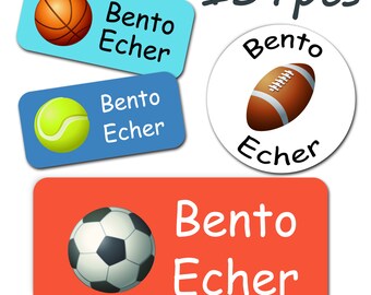 Personalized Custom Name Labels, Non-Iron Washable Stickers for Kids Clothes School Daycare Camp Sport