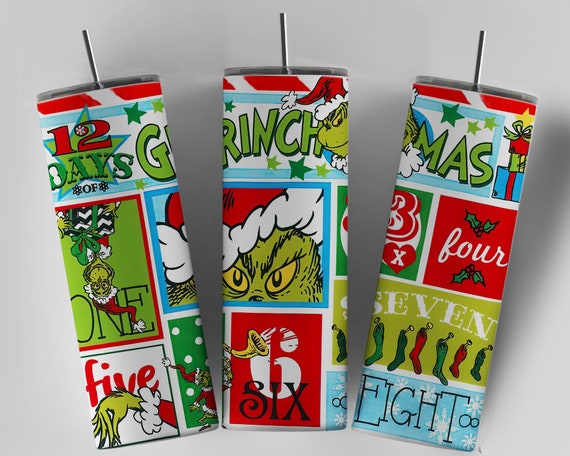 Grinch Sublimation Tumbler – Press Marks