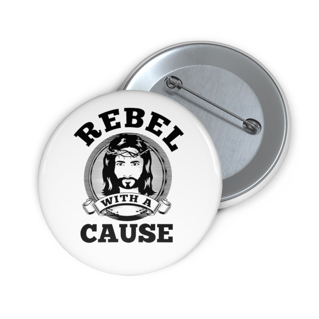 Rebel Jesus Pin Rebel Jesus Buttons Rebel Jesus Badges - Etsy