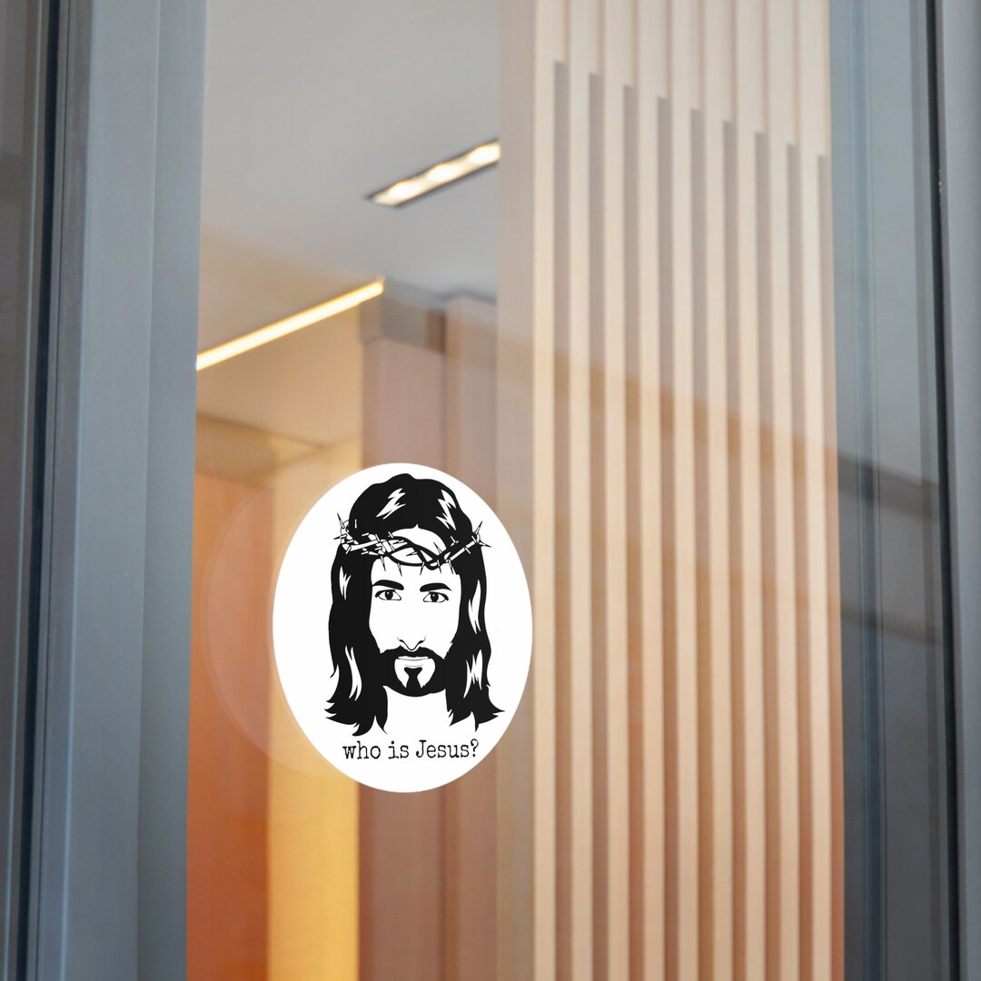 Who is Jesus Car Decal Jesus Sticker Christian Decal of Jesus Car
