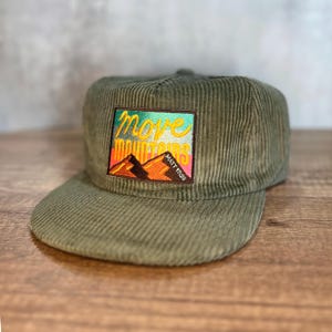 Move Mountains 5-Panel Corduroy Hat