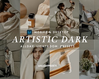 12 mrocznych, nastrojowych presetów do Lightrooma: artystyczne filtry na Instagram (presety DNG/XMP na urządzenia mobilne i komputery)