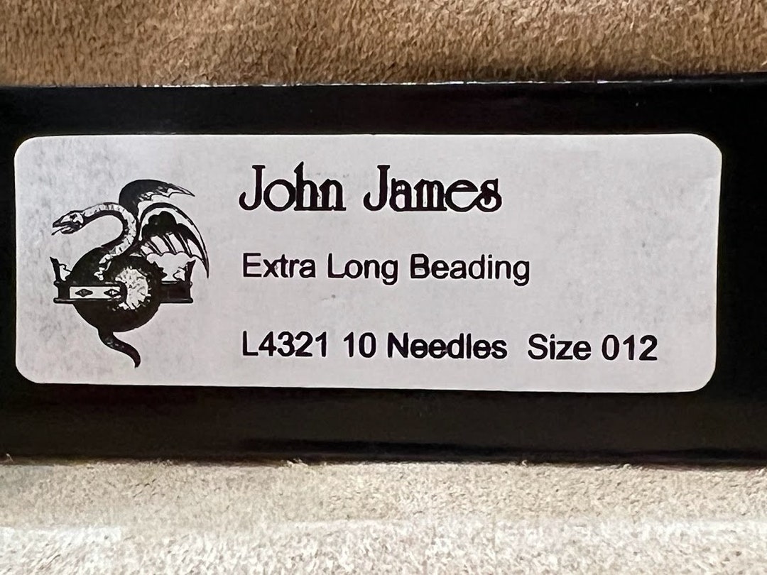 John James Extra Long Beading Needles 10 Needles per Package Etsy