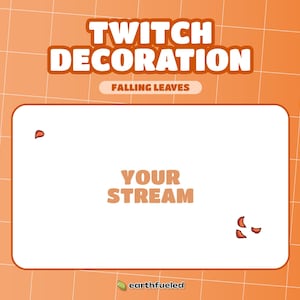 Animated Stardew Valley Fall Leaves Overlay | Autumn/Halloween Stream Decorations | 30 Second Loop