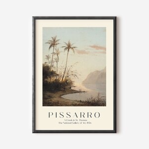 Camille Pissarro Ausstellungswand Kunstdruck, Neutral Beige Abstrakte Vintage Minimalistische Geschenkidee, Berühmte Künstler Druck, Galerie Wand Wohnkultur