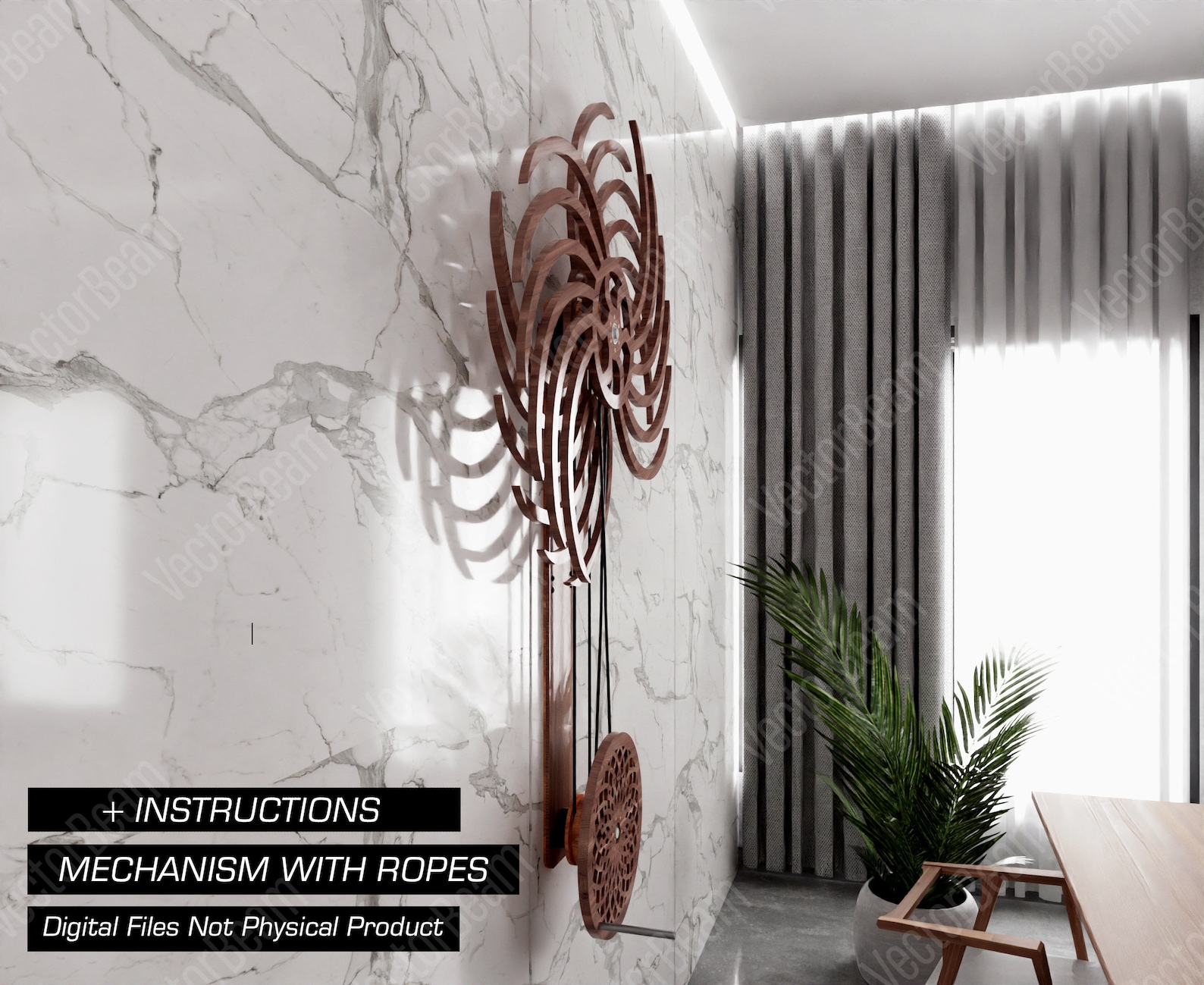 Archer Kinetic Sculpture With Rope Mechanism Laser Cut and Cnc Files ...