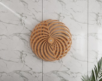 Kinetic Sculpture Birth Laser Cut and Cnc files Wall Art Illusion Wall Decoration Art | SVG, DXF, AI , eps, pdf |#81|