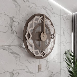 Eternal Kinetic Sculpture Electric Mechanism Laser Cut and Cnc files Wall Art Illusion Wall Decoration Art | SVG, DXF, AI , eps, pdf |#198|