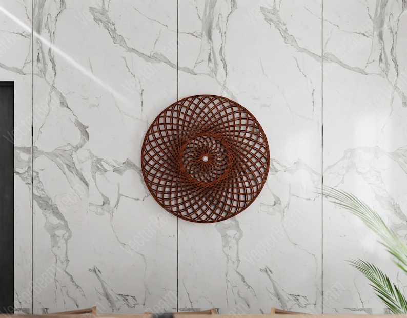 Sculptures Laser Cut and Cnc Files Wall Art Illusion Etsy