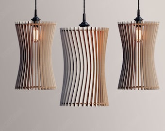 Modern Light Pendants Laser Cut Optimized Files Pendant Lights Centerpiece Lampshade Lamp Decor SVG Digital Download |#123|