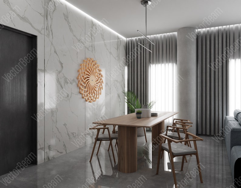 Sculpture Laser Cut and Cnc Files Wall Art Illusion Etsy