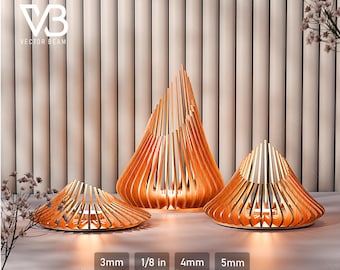 SVG Tealight Holder Candle Holder Bundle Laser Cut File Lantern Digital Download