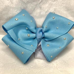 Boutique Bow Pearl Sparkle Bow - Shimmer Boutique haarstrik voor meisjes, baby- en peuteraccessoire, elegante haarspeld, strik voor speciale gelegenheden