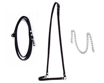 HORSE SHOW HALTER, Horse Halter, Biothane Arabian Steel Chain Horse Show Halter, Arabian Show Halter, Equestrian Gift, Horse Accessories