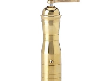 Brass coffee grinder 'Athina' series ALEXANDER No 304/Modern brass grinders